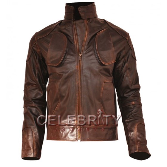 Fashion, Clothing, Shopping, Jacket & Coat: Lockout Guy Pearce Brown Leather Jacket