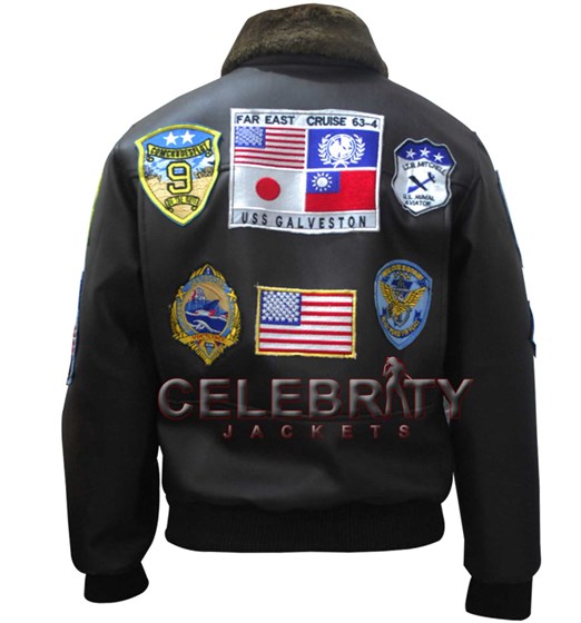 Fashion, Clothing, Shopping, Jacket & Coat: Top Gun Tom Cruise Bomber Jacket