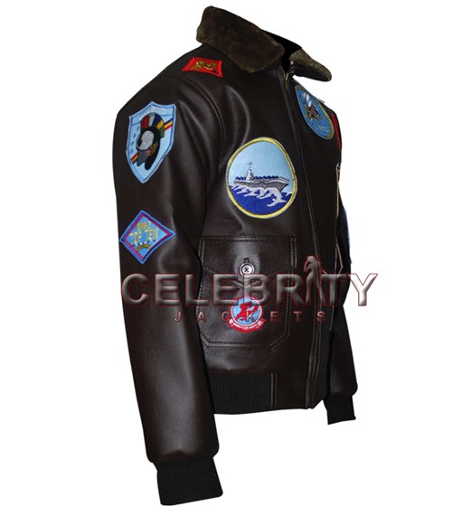 Fashion, Clothing, Shopping, Jacket & Coat: Top Gun Tom Cruise Bomber Jacket